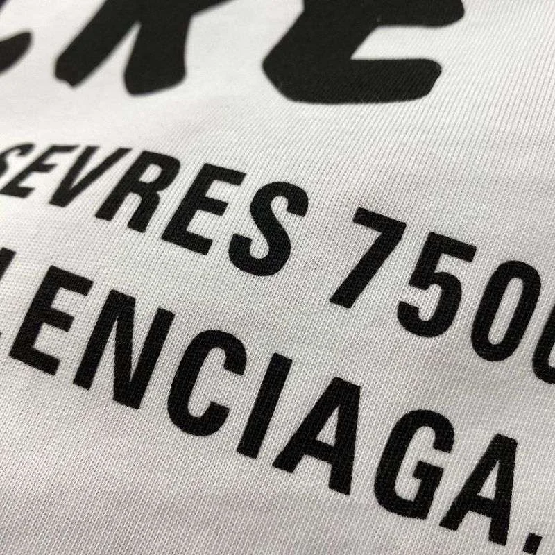 大人気!バレンシアガ CREWロゴ Tシャツ 偽物 ホワイト baa41967