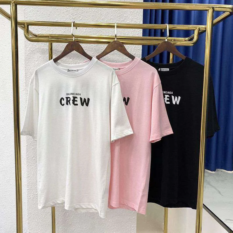 大人気!バレンシアガ CREWロゴ Tシャツ 偽物 ホワイト baa41967