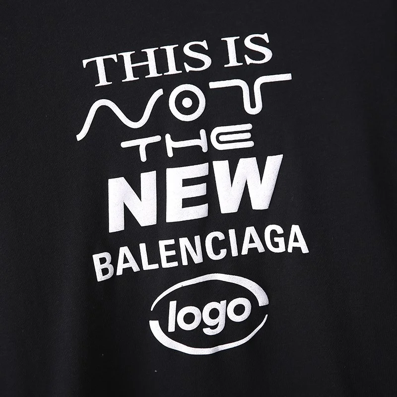 【限定カラー】バレンシアガ オーバーサイズジャージーTシャツ ブラック baa83007