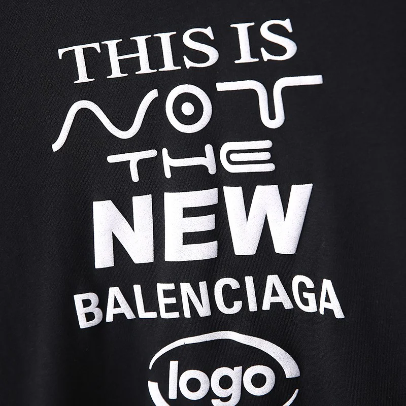 【限定カラー】バレンシアガ オーバーサイズジャージーTシャツ ブラック baa83007