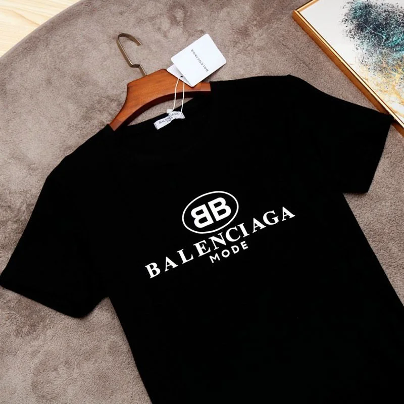 ★日本!!人気!バレンシアガ ロゴプリント Tシャツ コピー クルーネック bab53307