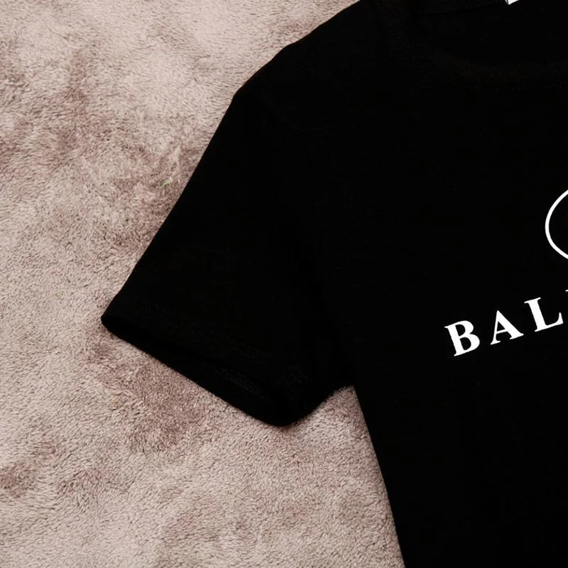 ★日本!!人気!バレンシアガ ロゴプリント Tシャツ コピー クルーネック bab53307