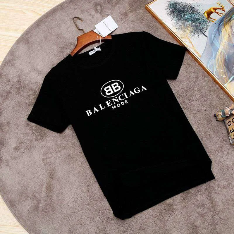 ★日本!!人気!バレンシアガ ロゴプリント Tシャツ コピー クルーネック bab53307
