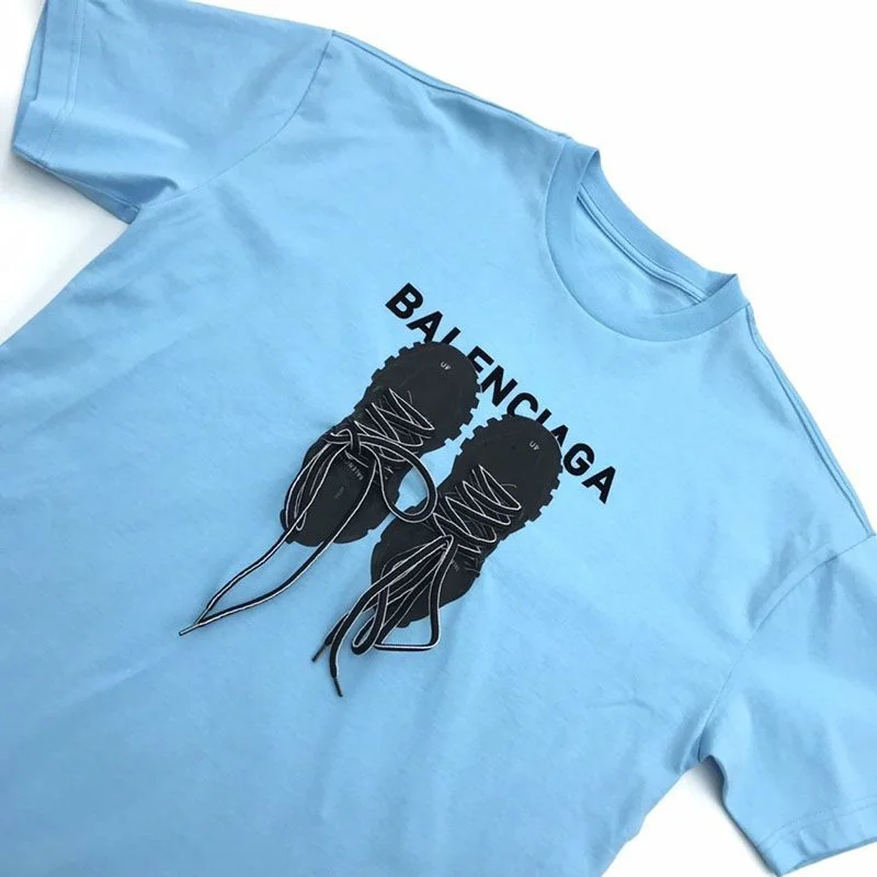 送料込【バレンシアガ 偽物】ロゴ入りコットンTシャツ bab83993