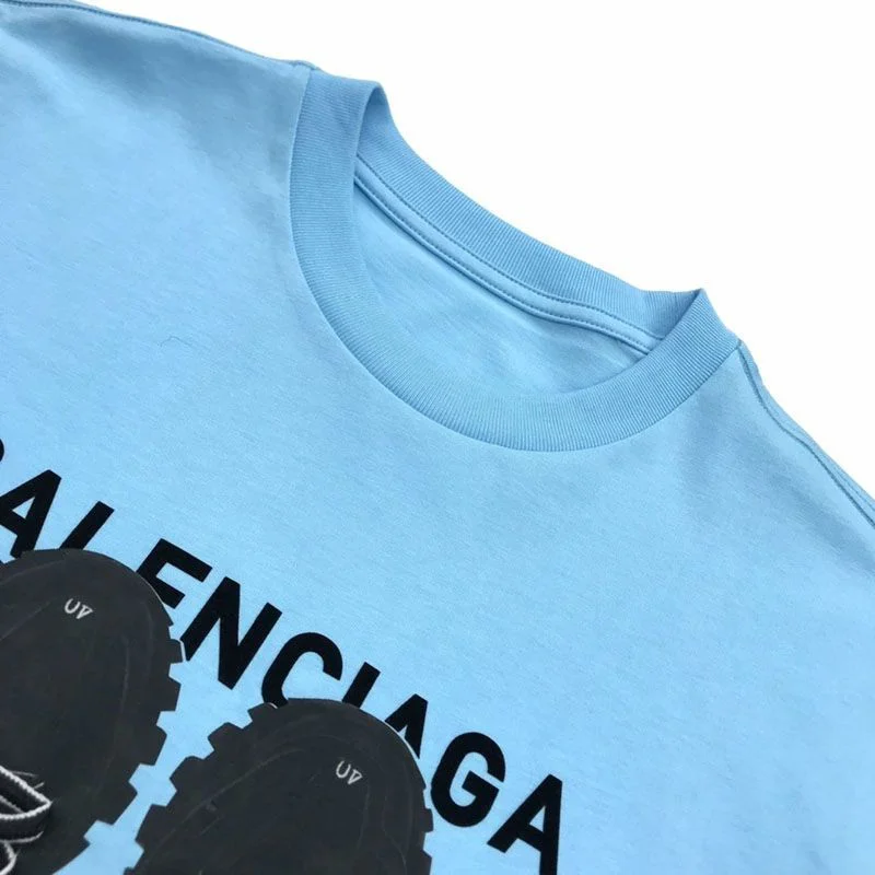 送料込【バレンシアガ 偽物】ロゴ入りコットンTシャツ bab83993