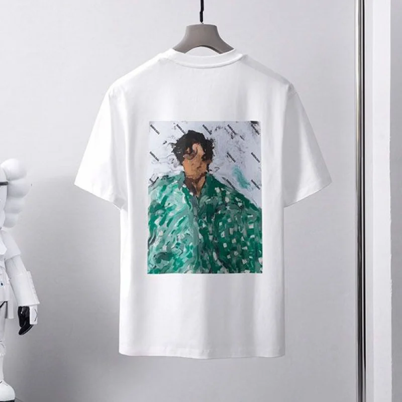 n級品 おすすめバレンシアガ メンズ LOGO ミディアムフィット Tシャツ スーパーコピー bac71279