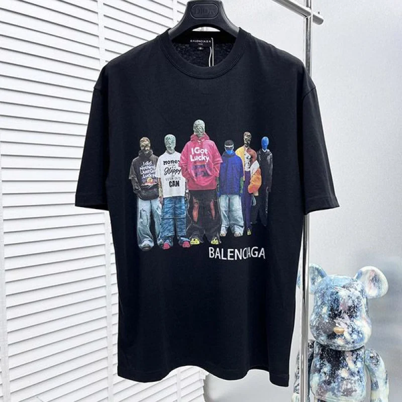 人気No1 バレンシアガ Tシャツ 偽物 コットン 半袖 bae83761