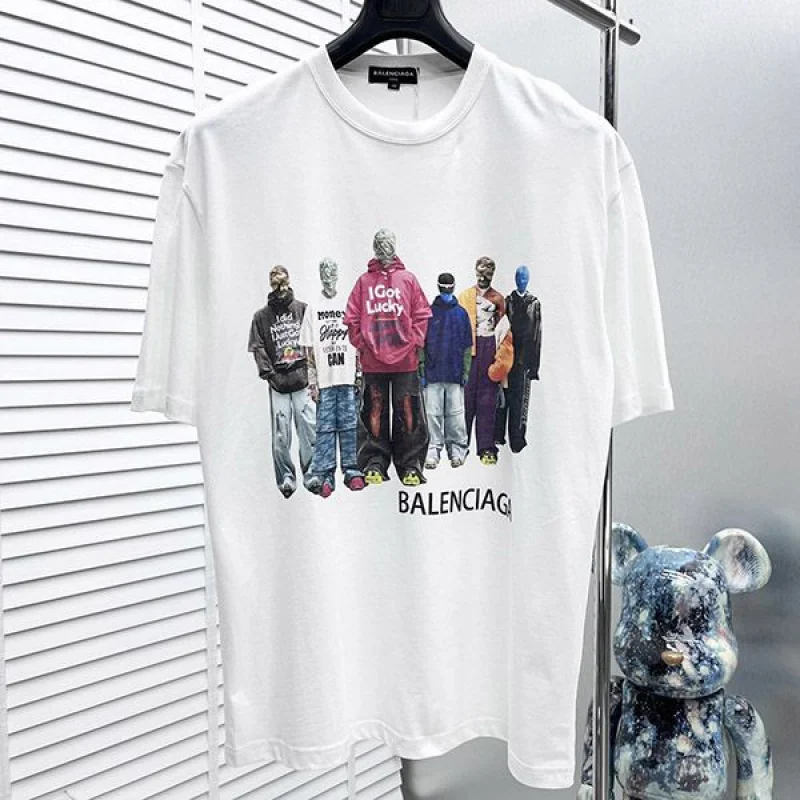 人気No1 バレンシアガ Tシャツ 偽物 コットン 半袖 bae83761