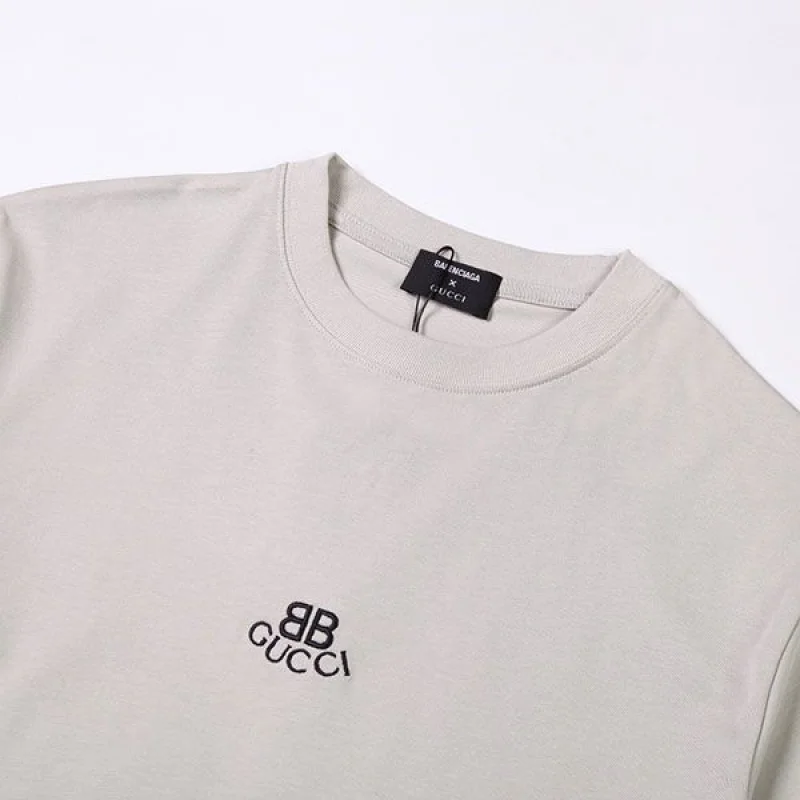 送料込 バレンシアガ x グッチ コラボ 偽物 Tシャツ baf05389