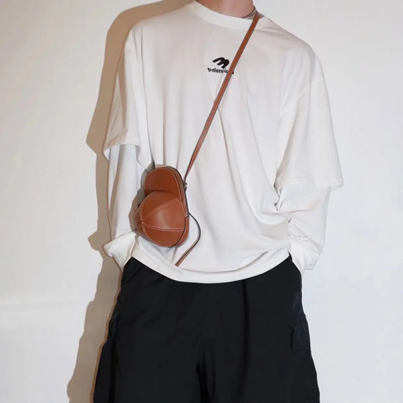 新作 バレンシアガ 偽物 SPORTY B DOUBLE SLEEVES Tシャツ 2色 baf47498