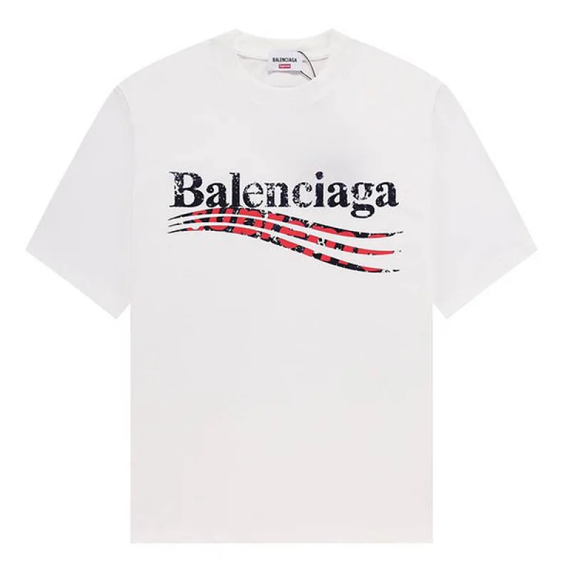 バレンシアガ シュプリーム コピー キャンペーン ロゴ プリント Tシャツ baf80474