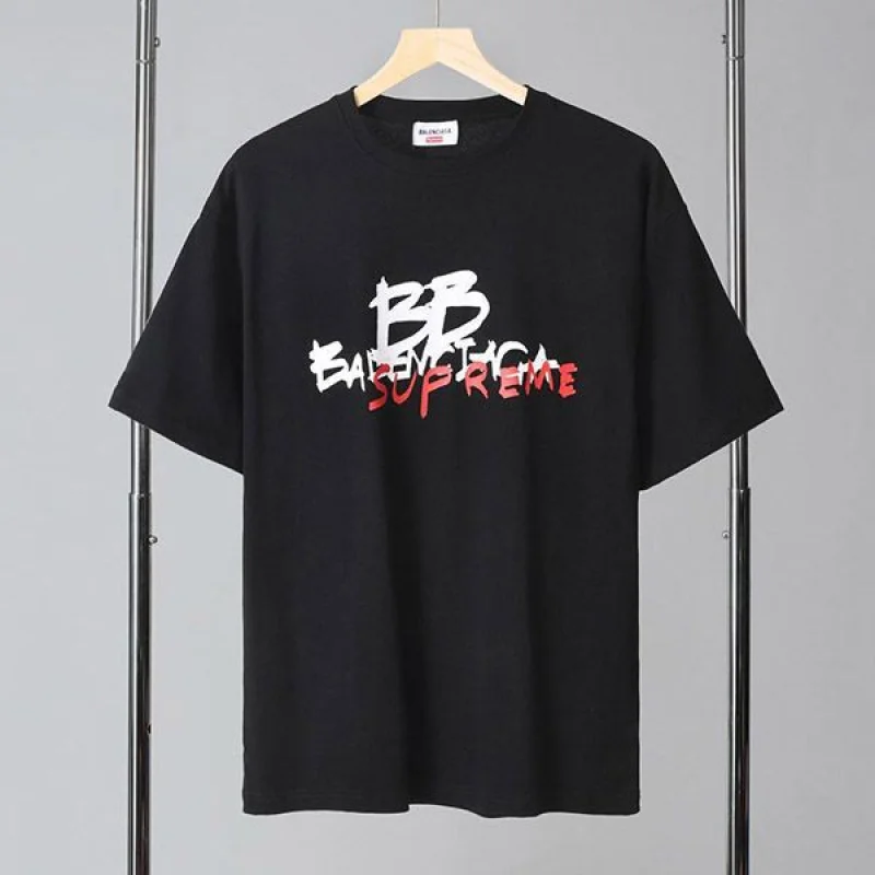 バレンシアガ シュプリーム コラボ 偽物 ロゴ Tシャツ baf82873