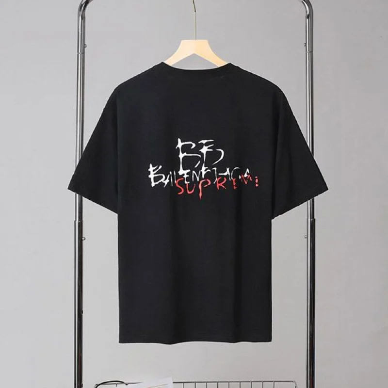 バレンシアガ シュプリーム コラボ 偽物 ロゴ Tシャツ baf82873
