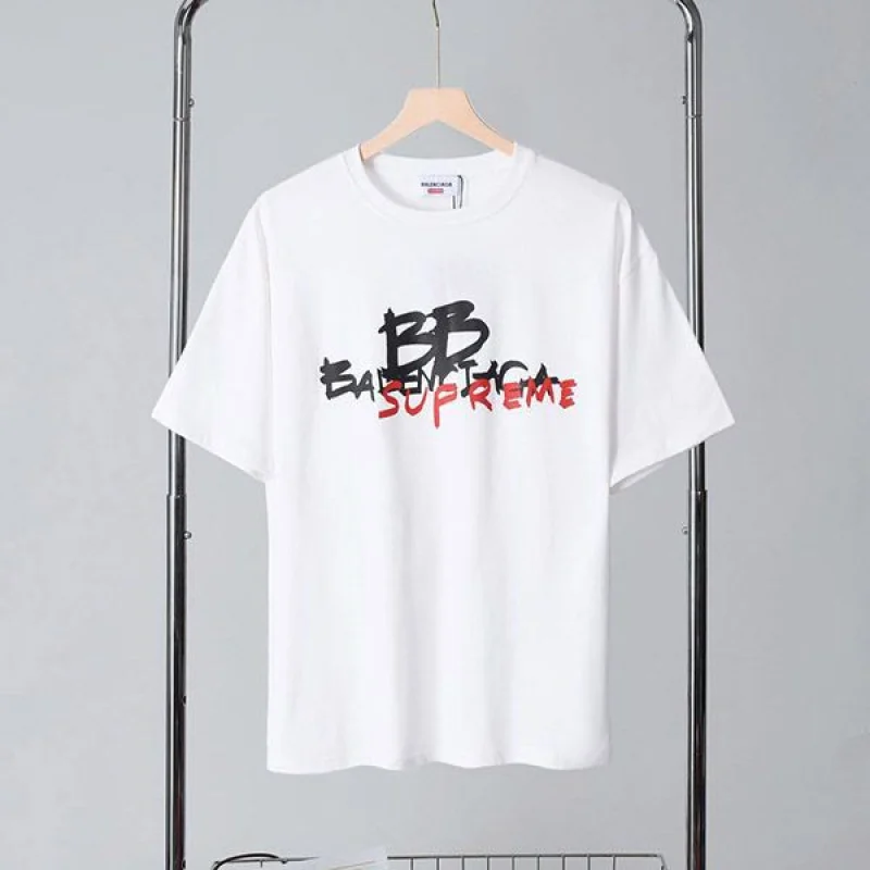 バレンシアガ シュプリーム コラボ 偽物 ロゴ Tシャツ baf82873