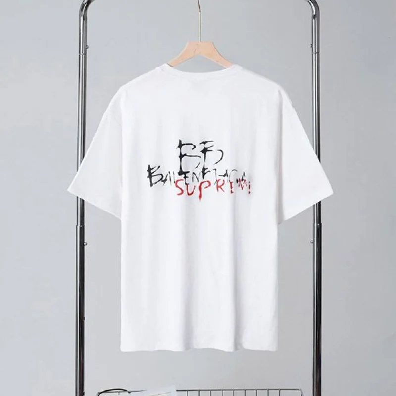 バレンシアガ シュプリーム コラボ 偽物 ロゴ Tシャツ baf82873