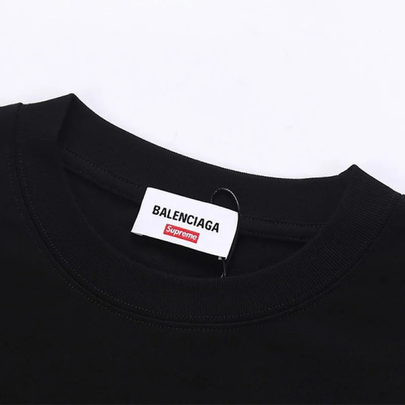 バレンシアガ シュプリーム コピー キャンペーン ロゴ プリント Tシャツ baf80474
