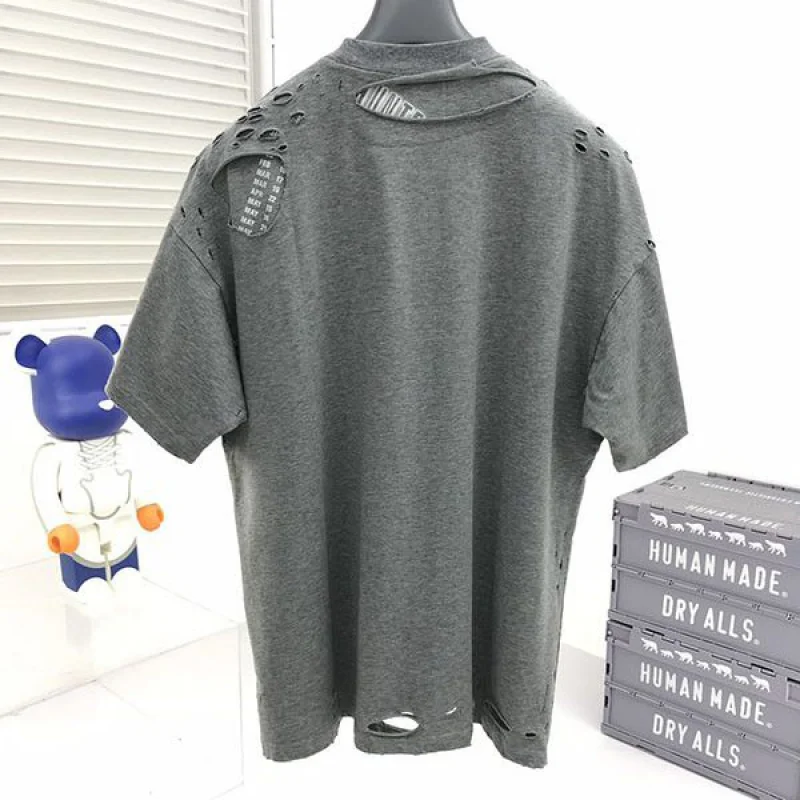セール新作 バレンシアガ グレー ロゴTシャツ 偽物 bag52860