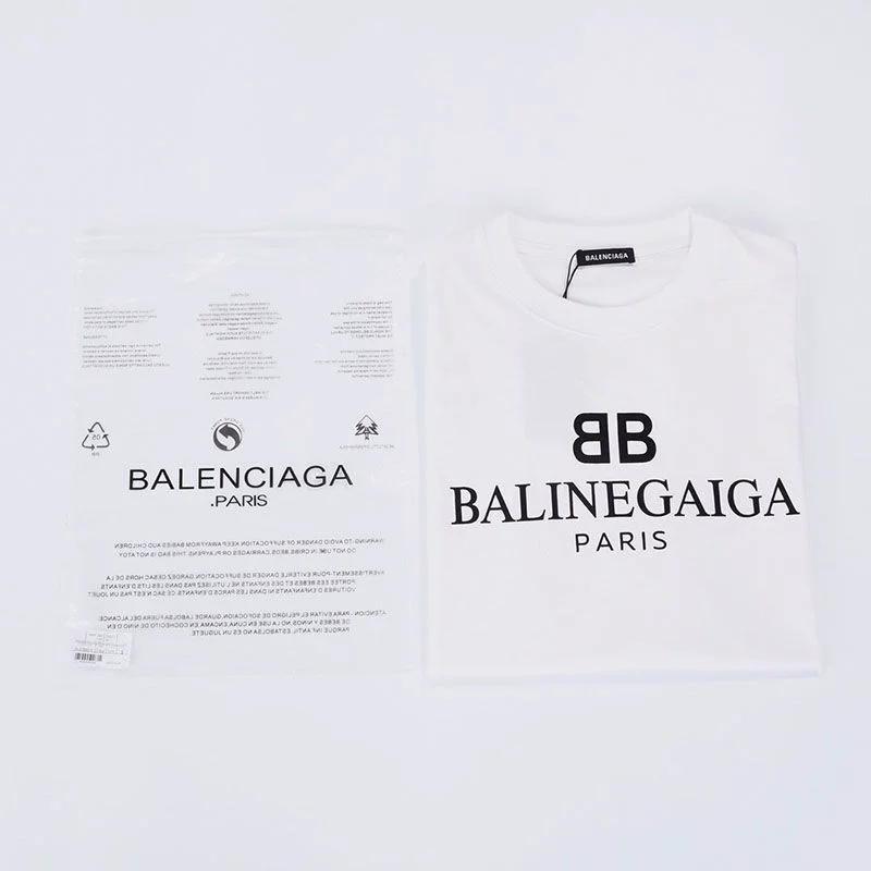 大人気【バレンシアガ】ロゴ入りコットンTシャツ 偽物 bag75181