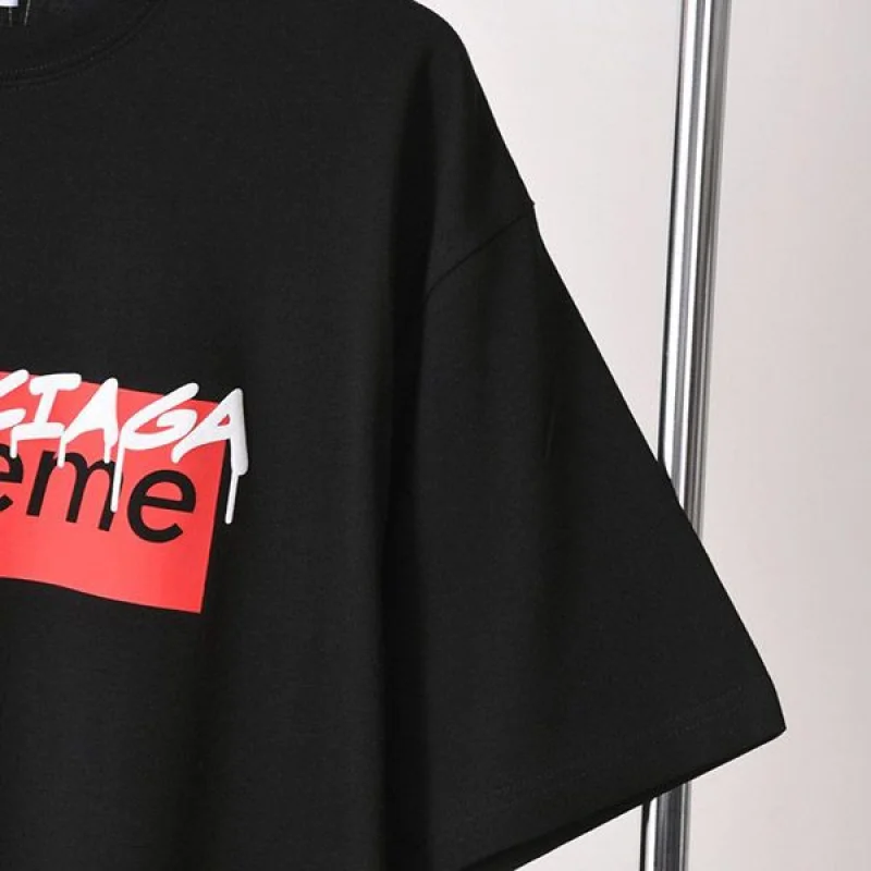 入手困難 バレンシアガ シュプリーム コラボ コピー ロゴ Tシャツ bag76997