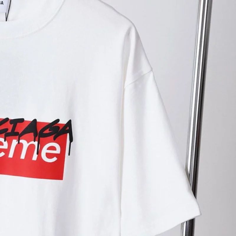入手困難 バレンシアガ シュプリーム コラボ コピー ロゴ Tシャツ bag76997