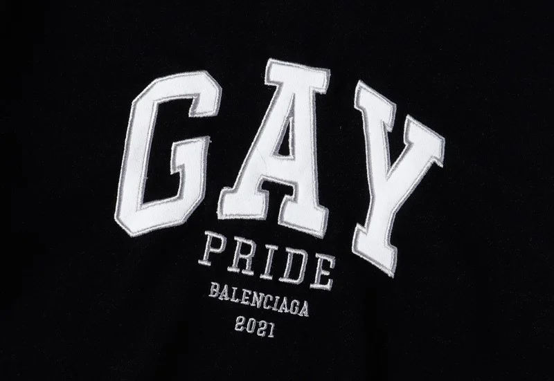 可愛い【バレンシアガ パーカー コピー】GAY PLIDE オーバーサイズ ロゴ bag93949