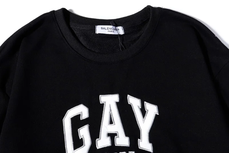 可愛い【バレンシアガ パーカー コピー】GAY PLIDE オーバーサイズ ロゴ bag93949