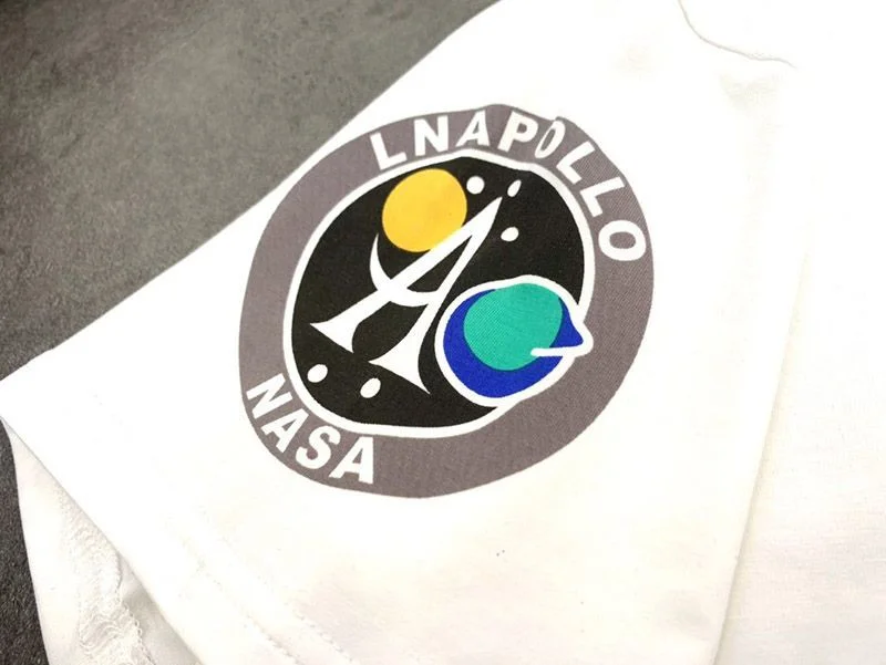 送料込バレンシアガ × NASA コピー スペース ロゴ Tシャツ ホワイト bah41099