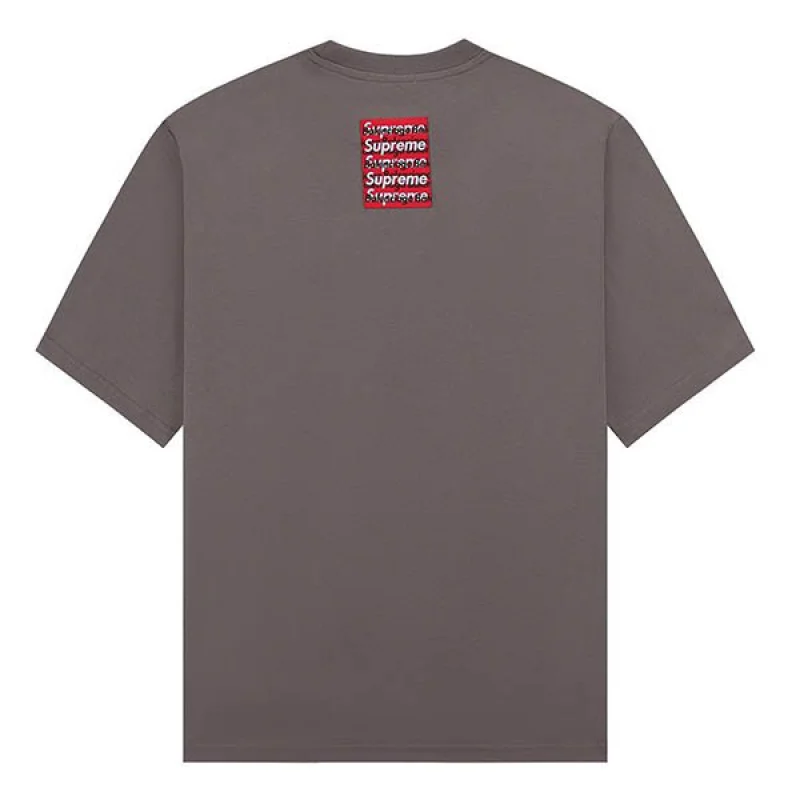 バレンシアガ シュプリーム 偽物 キャンペーン ロゴ プリント Tシャツ bah83600