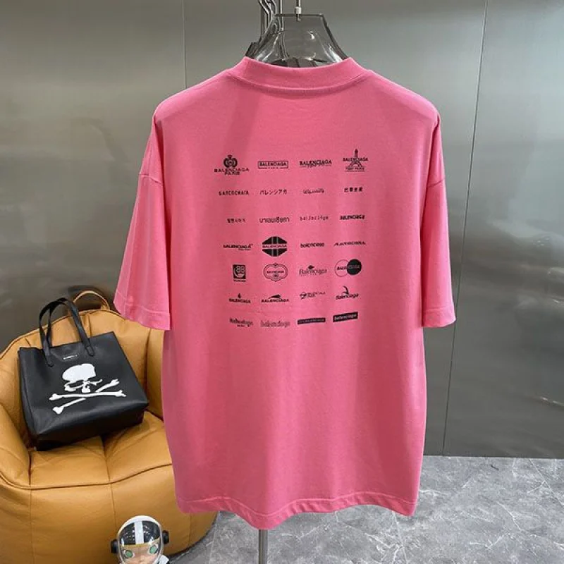 n級 おすすめバレンシアガ コピー ロゴ オーバーサイズ Tシャツ 半袖 bai64253