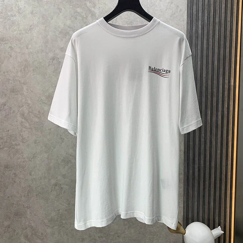 春もの新作バレンシアガ 偽物 POLITICAL CAMPAIGN REGULAR FIT Tシャツ ホワイト bai93248