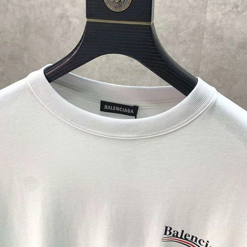 春もの新作バレンシアガ 偽物 POLITICAL CAMPAIGN REGULAR FIT Tシャツ ホワイト bai93248
