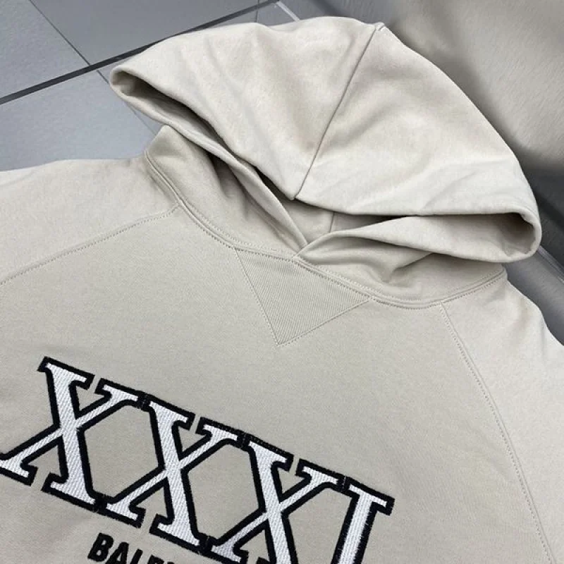 入手困難 バレンシアガ XXXL ロゴ フリース フーディ コットン コピー 2色 baj68857
