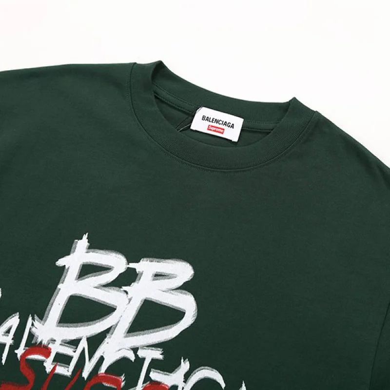 ☆超人気☆バレンシアガ シュプリーム BBロゴ Tシャツ 偽物 bak02045