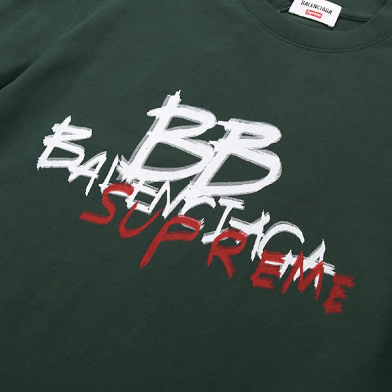 ☆超人気☆バレンシアガ シュプリーム BBロゴ Tシャツ 偽物 bak02045