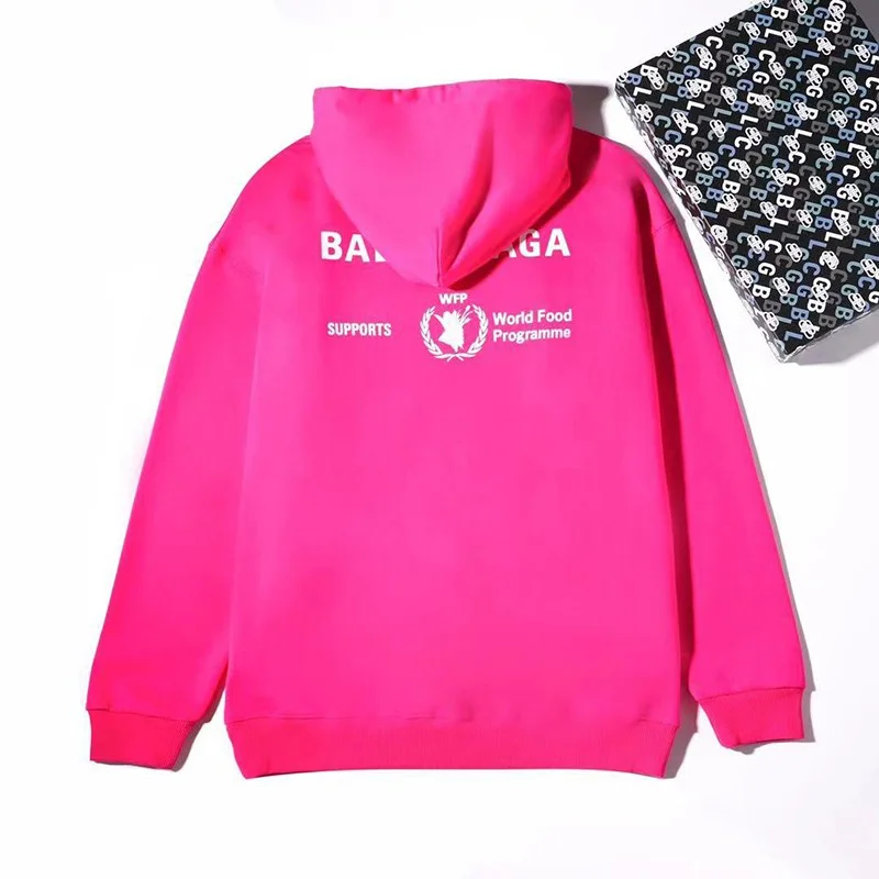 バレンシアガ 偽物 WFP フーディ ピンク パーカー bak63653