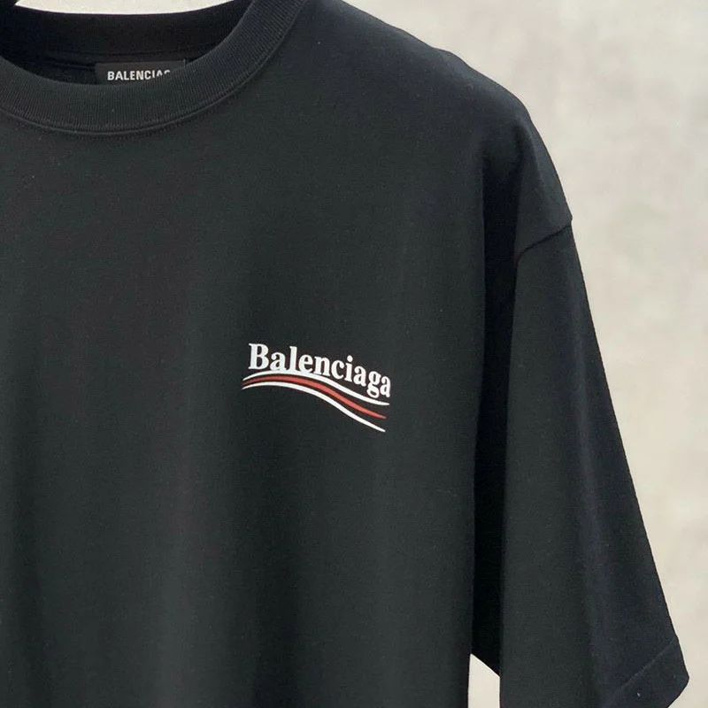 超希少!バレンシアガ 偽物 POLITICAL CAMPAIGN REGULAR FIT Tシャツ bak71959