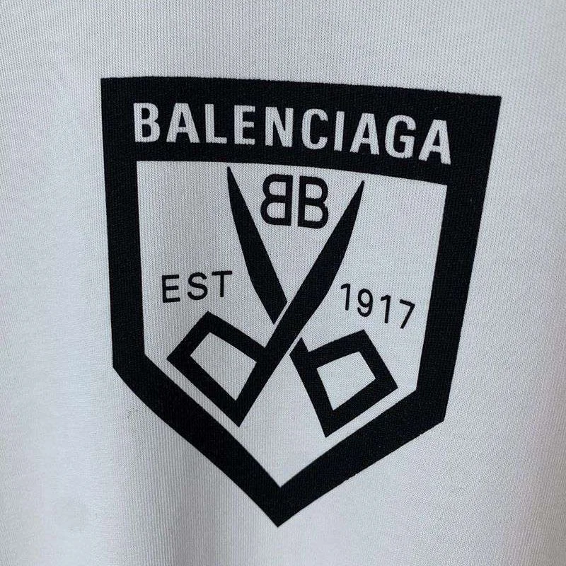 世界中で大人気♪バレンシアガ BB EST 1917 Tシャツ スーパーコピー bal18766