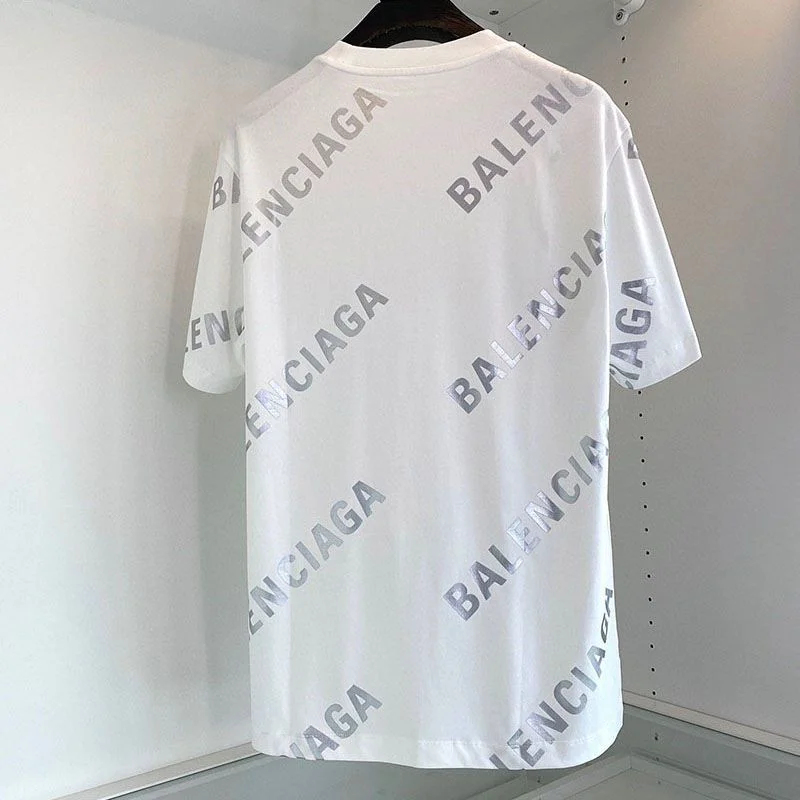 大人気!バレンシアガ●ALLOVER SPORTY LOGO フィット Tシャツ 偽物 bal23559