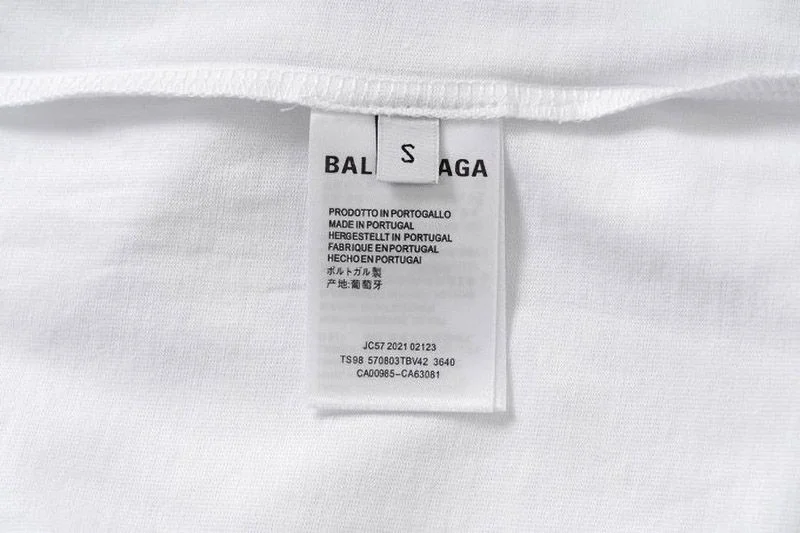 希少色バレンシアガ コピー スマイリープリント Tシャツ bal59199