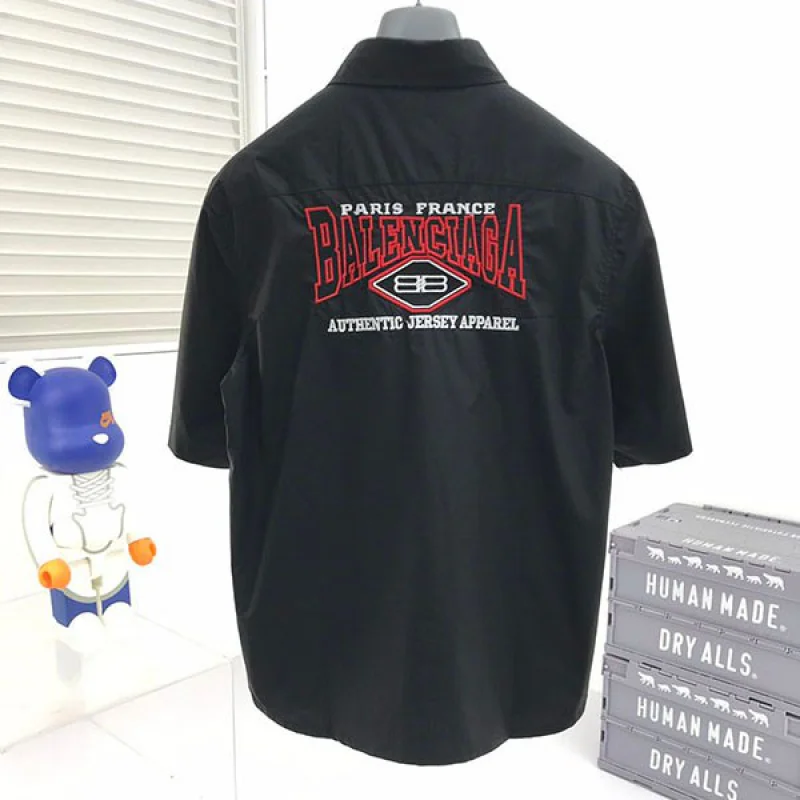 希少色 バレンシアガ ロゴ刺繍 ジャージーTシャツ 偽物 bap16308