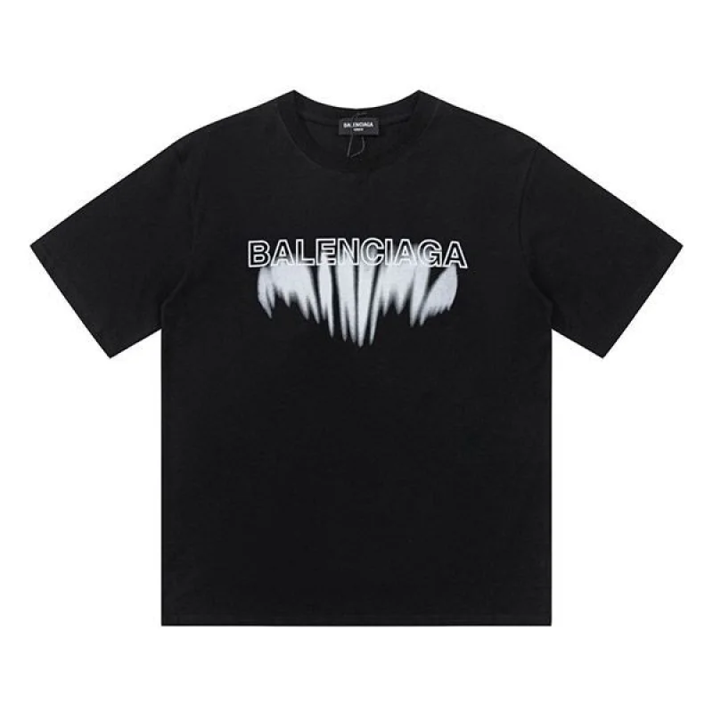 追跡付 バレンシアガ ロゴプリントコットン Tシャツ コピー bap57517