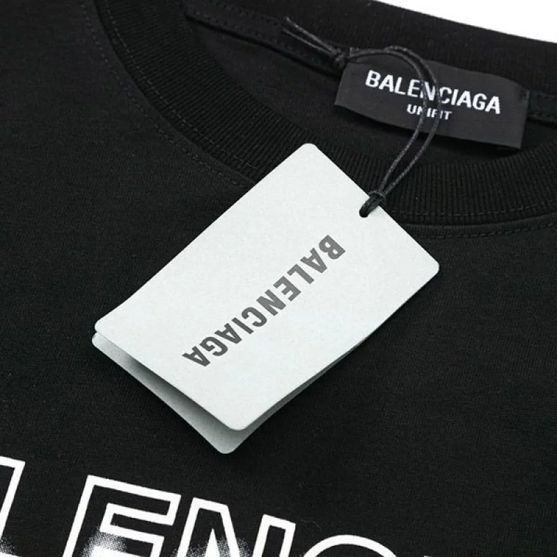 追跡付 バレンシアガ ロゴプリントコットン Tシャツ コピー bap57517