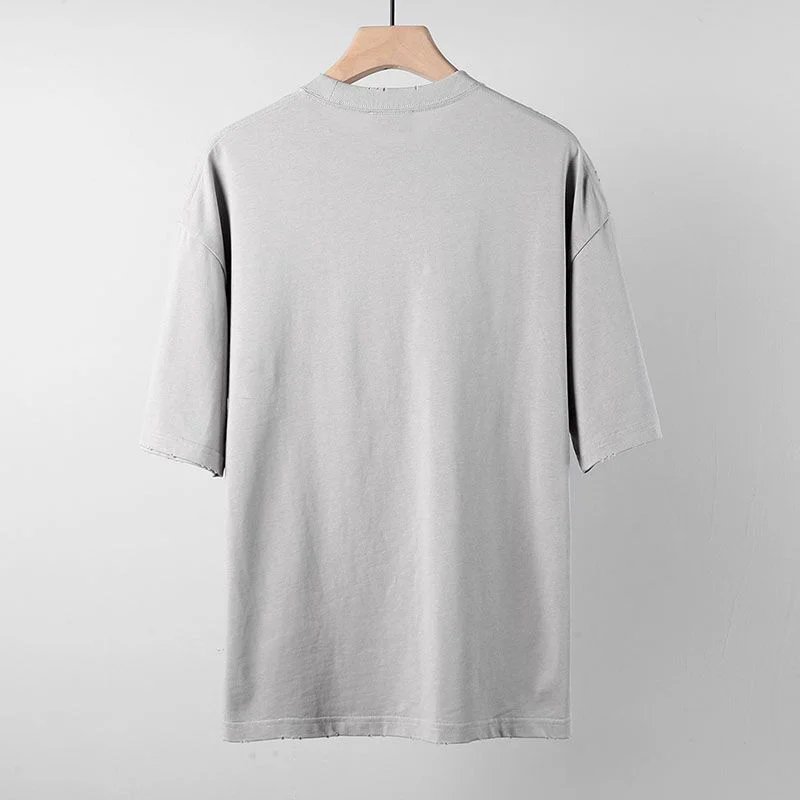 可愛い バレンシアガ★ロゴ ダメージ コピー Tシャツ bap72661