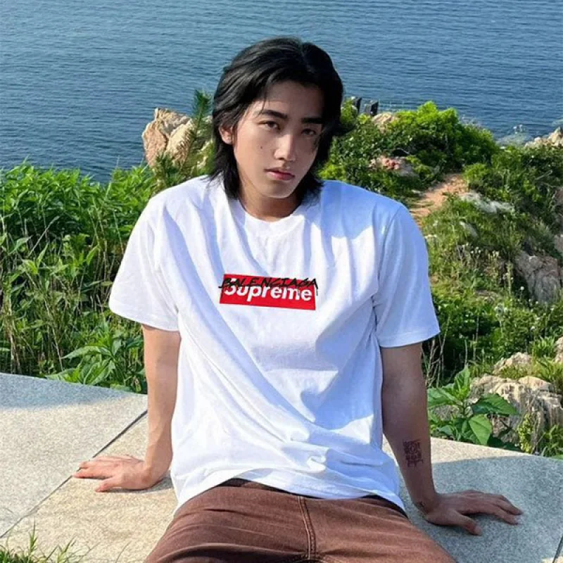 シュプリーム バレンシアガ コピー ボックスロゴ tシャツ baq22002