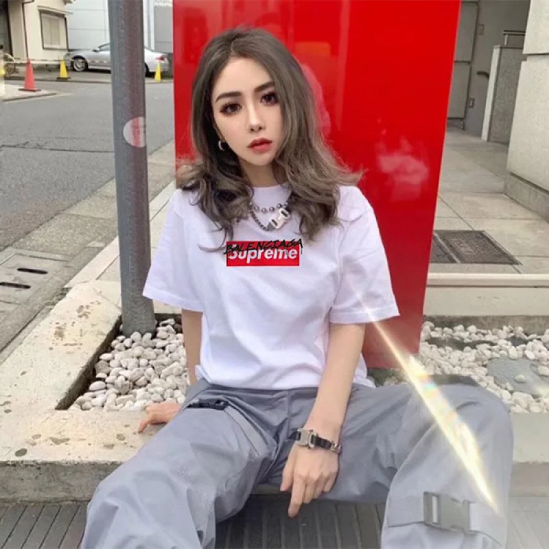 シュプリーム バレンシアガ コピー ボックスロゴ tシャツ baq22002