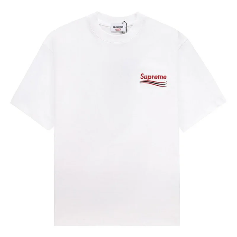 シュプリーム バレンシアガ コラボ コピー Sロゴ プリント Tシャツ baq45256
