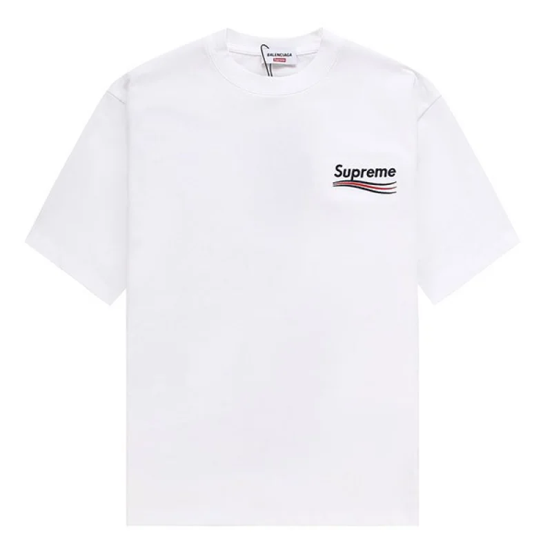 バレンシアガ シュプリーム コピー Sロゴ プリント Tシャツ bar02363
