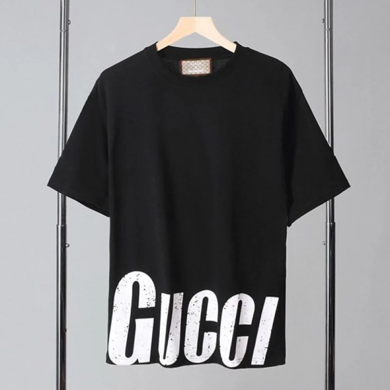 追跡付き 安い バレンシアガ グッチ コラボ ロゴ Tシャツ 偽物 bar12462