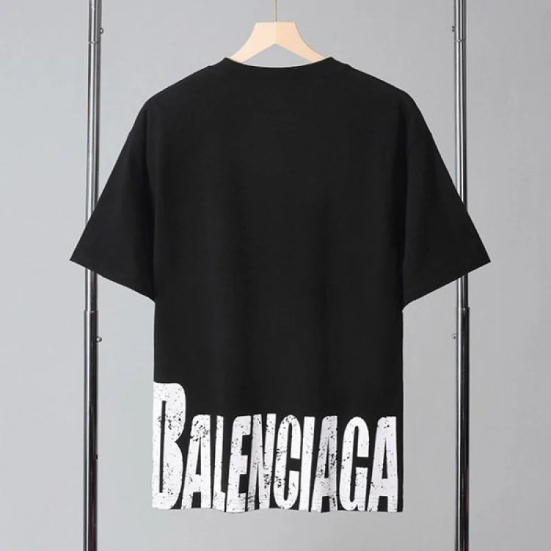 追跡付き 安い バレンシアガ グッチ コラボ ロゴ Tシャツ 偽物 bar12462