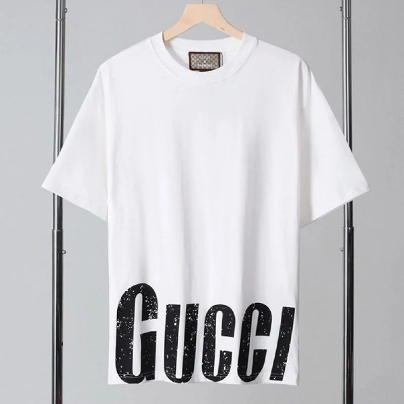 追跡付き 安い バレンシアガ グッチ コラボ ロゴ Tシャツ 偽物 bar12462